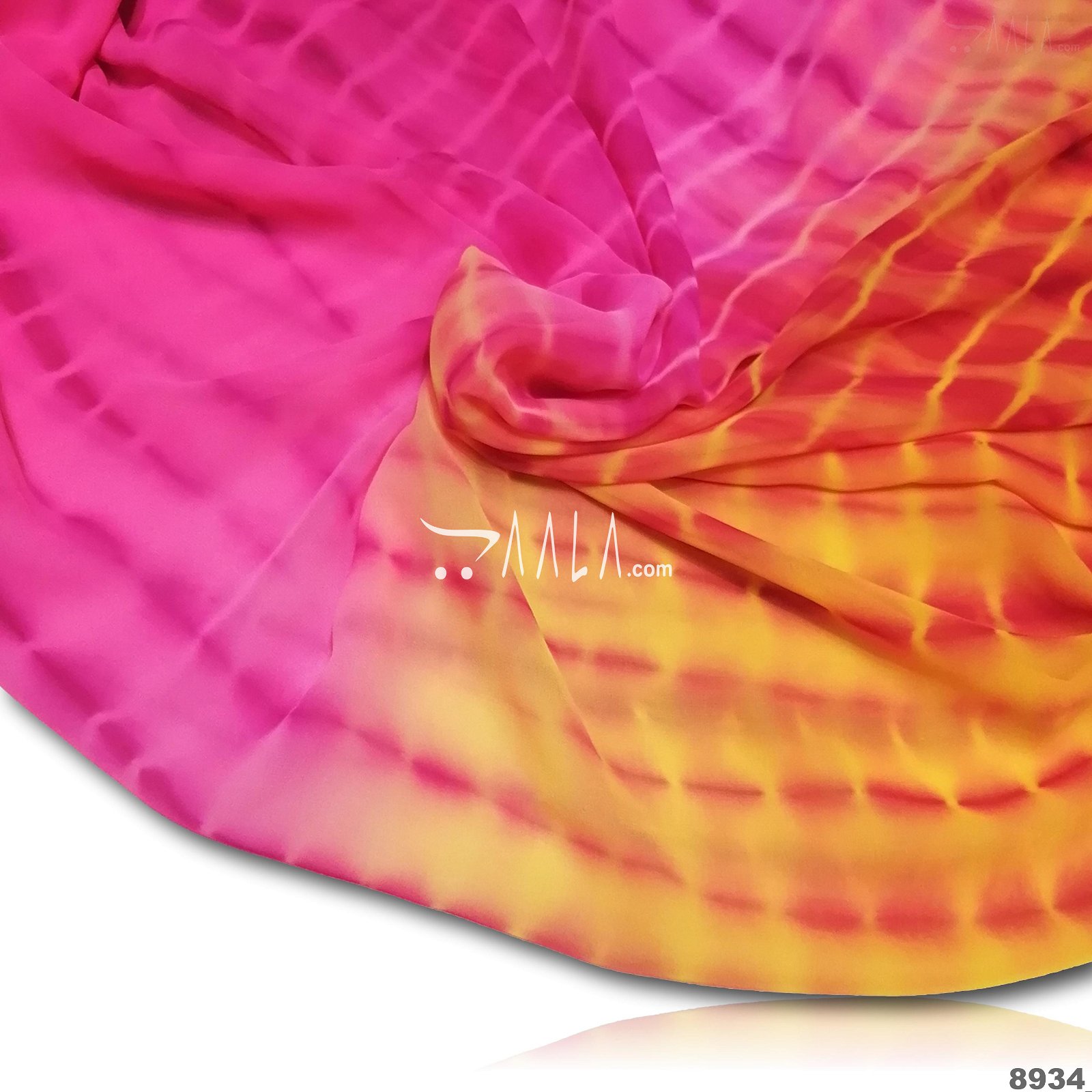 Tie-Dye Georgette Poly-ester 44-Inches ASSORTED Per-Metre #8934