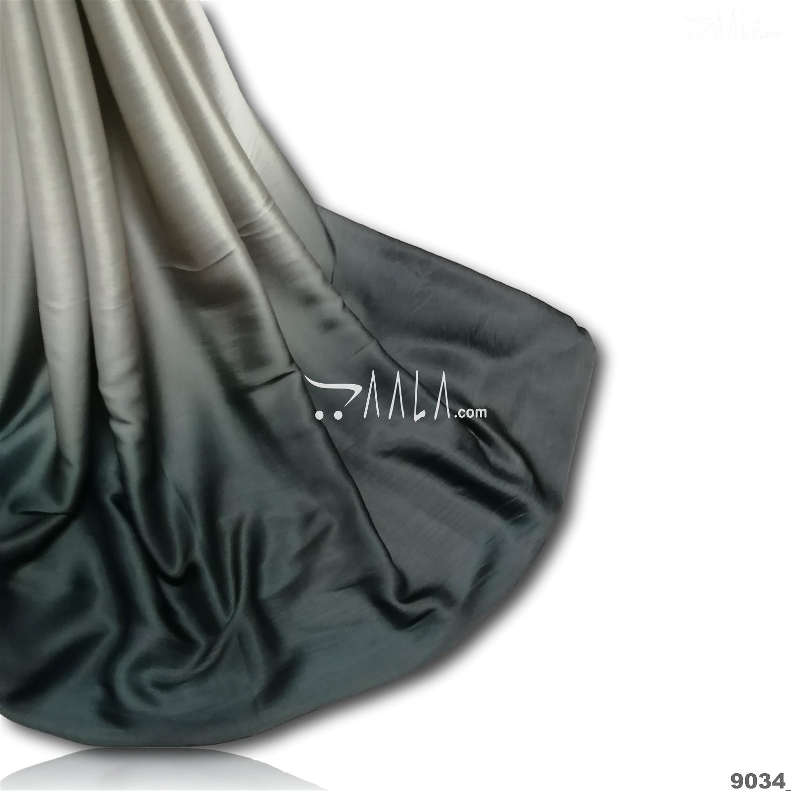 Shaded Satin-Chiffon Poly-ester 44-Inches ASSORTED Per-Metre #9034