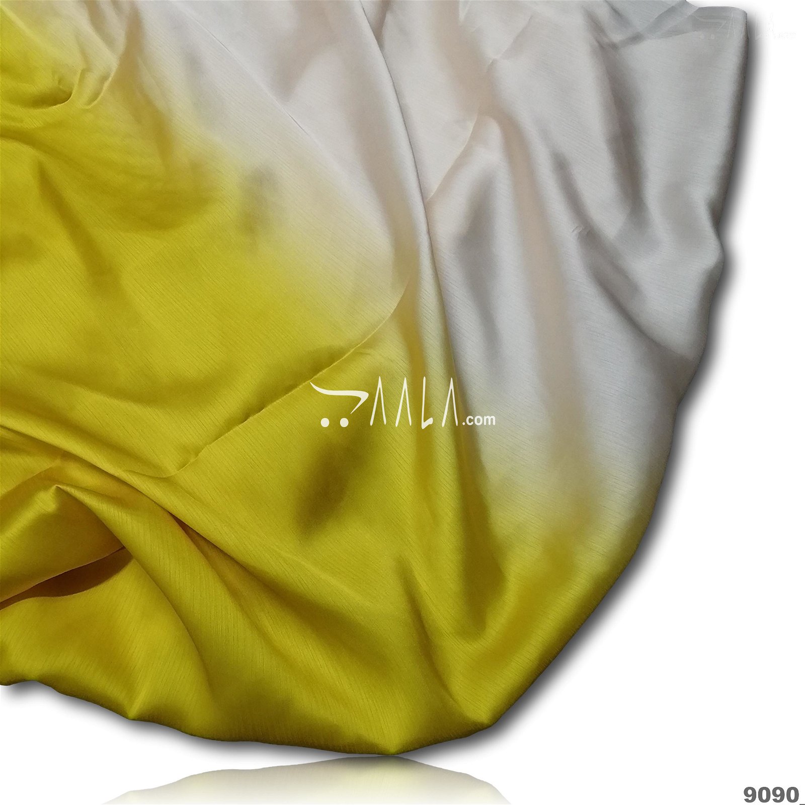 Shaded Satin-Chiffon Poly-ester 44-Inches ASSORTED Per-Metre #9090