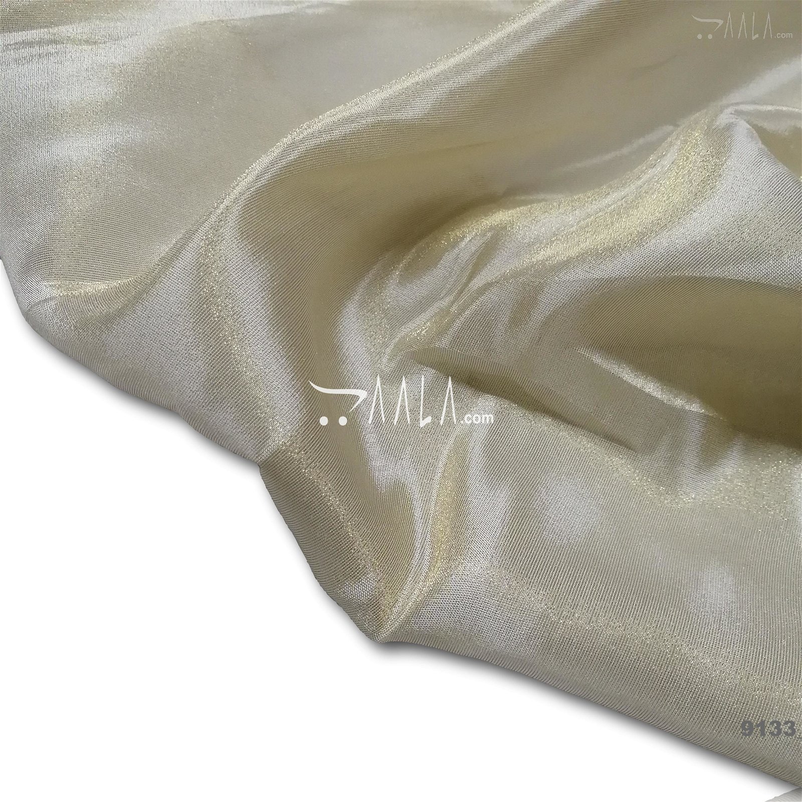 Gold-Tissue Silk Viscose 44-Inches DYEABLE Per-Metre #9133