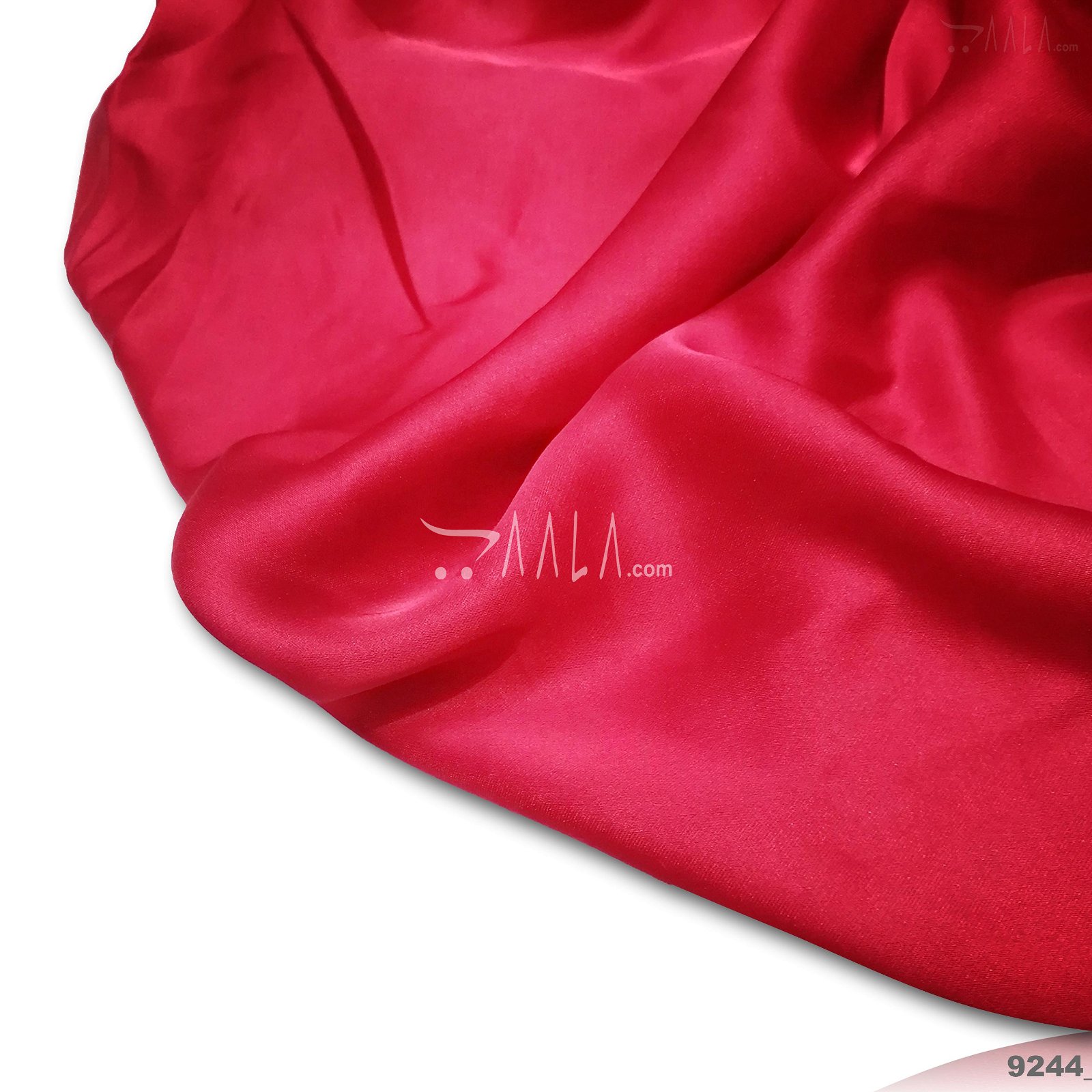 Berry Silk Poly-ester 44-Inches RED Per-Metre #9244