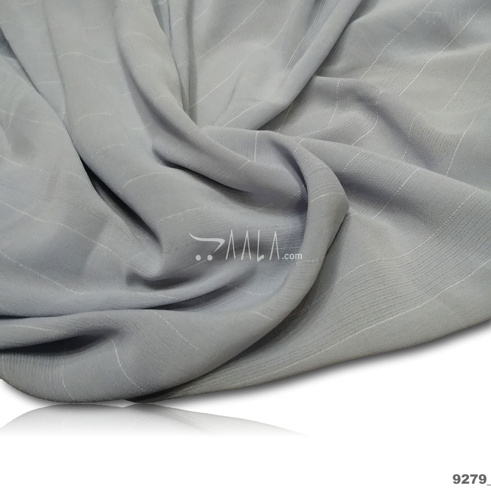 Marbella Double-Georgette Blend 58-Inches BLUE Per-Metre #9279