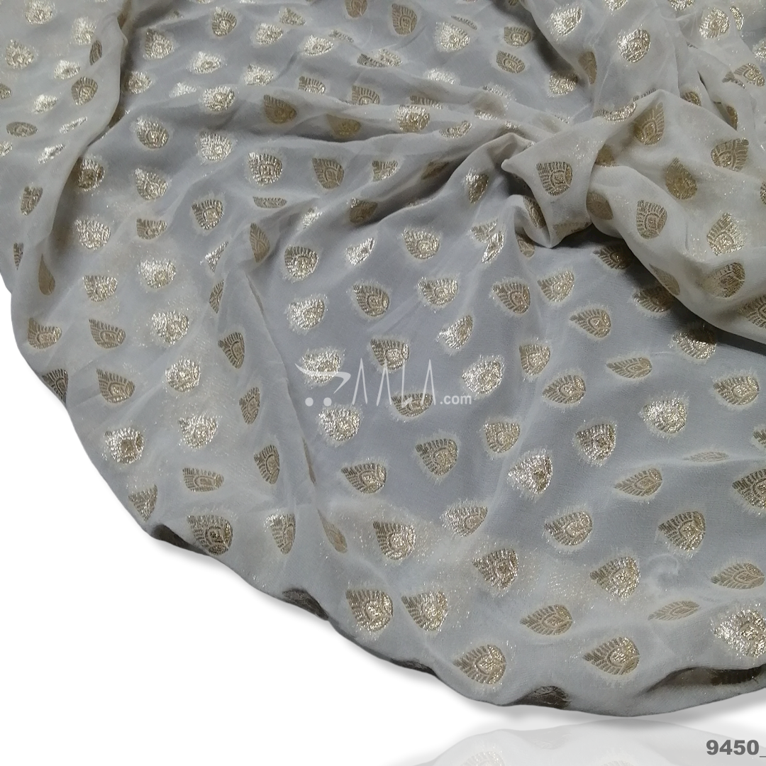 Banarsi Georgette Viscose 44-Inches DYEABLE Per-Metre 