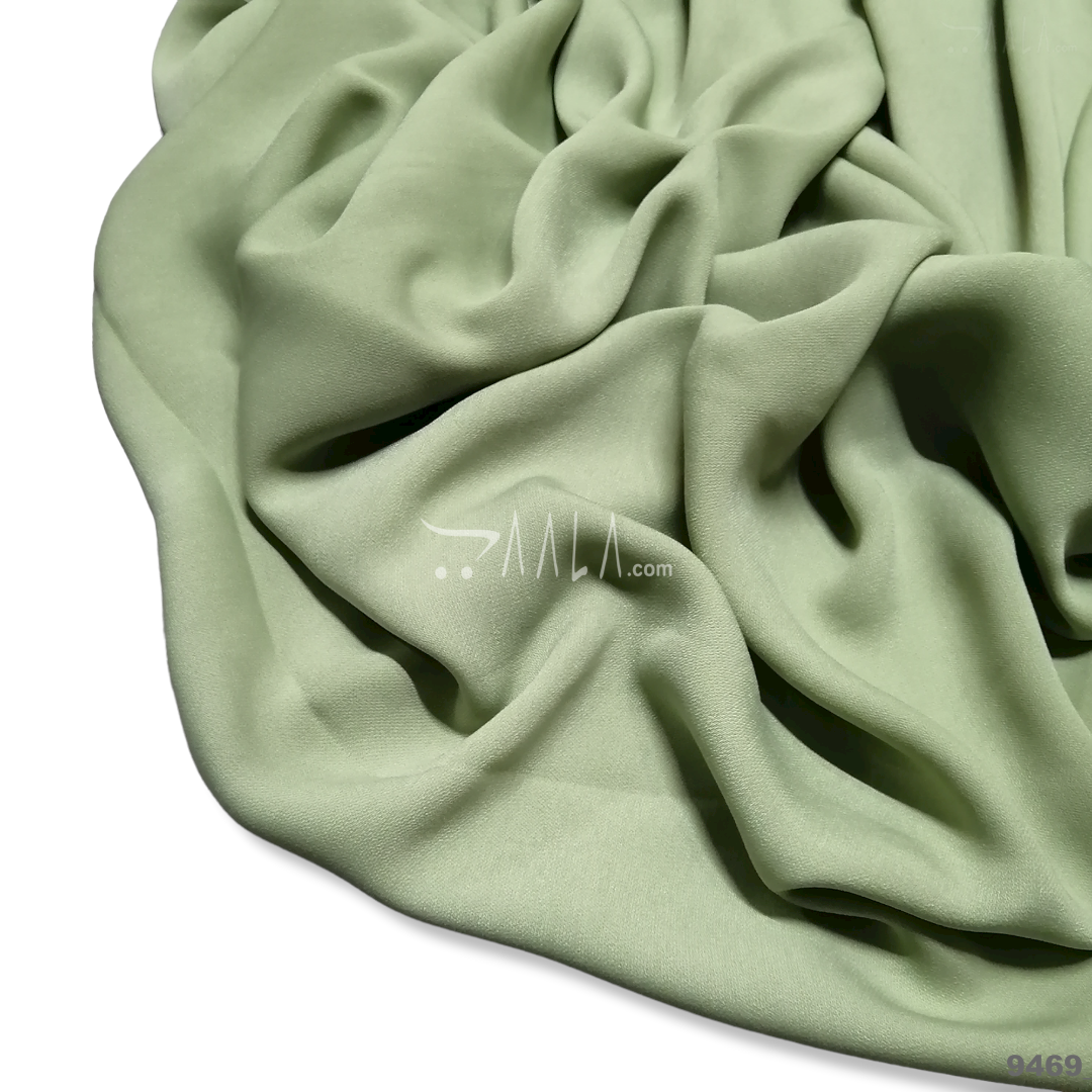 Moscow Double-Georgette Poly-ester 58-Inches GREEN Per-Metre #9469