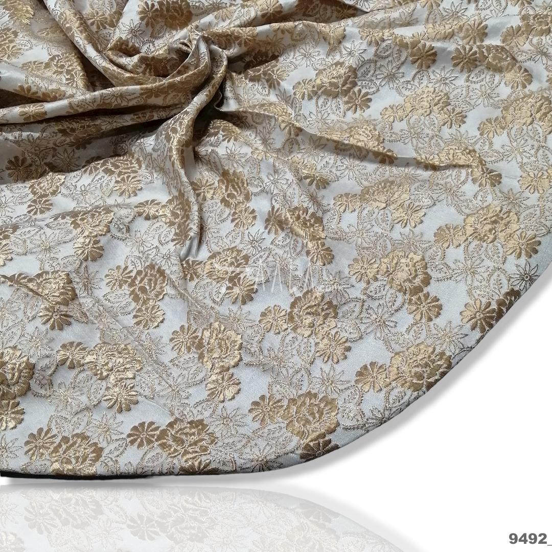 Banarsi Jamawar Viscose 44-Inches DYEABLE Per-Metre 