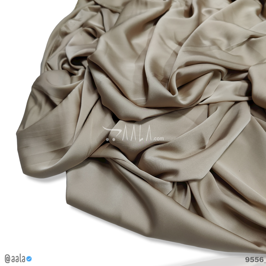Zara Silk Poly-ester 58-Inches BIEGE Per-Metre #9556