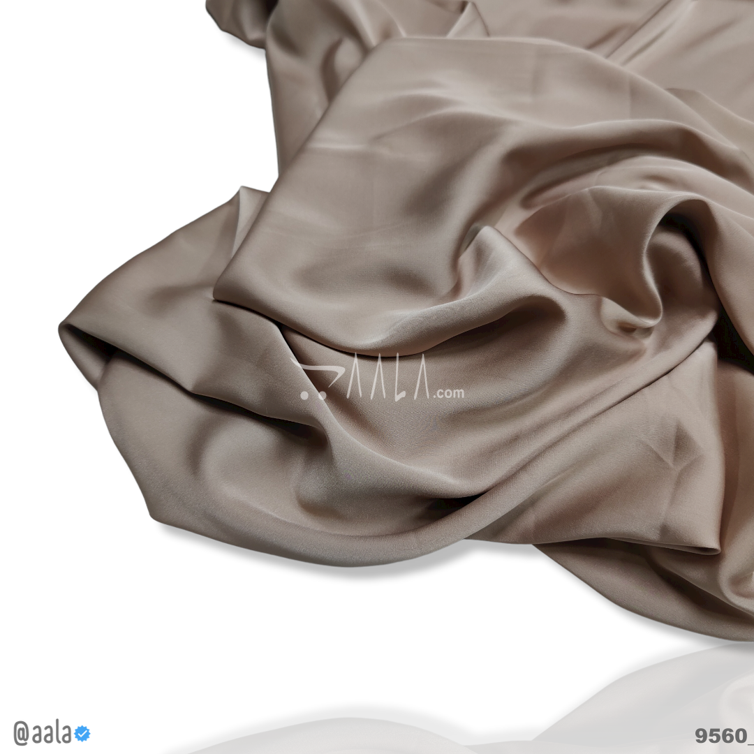 Zara Silk Poly-ester 58-Inches BIEGE Per-Metre #9560