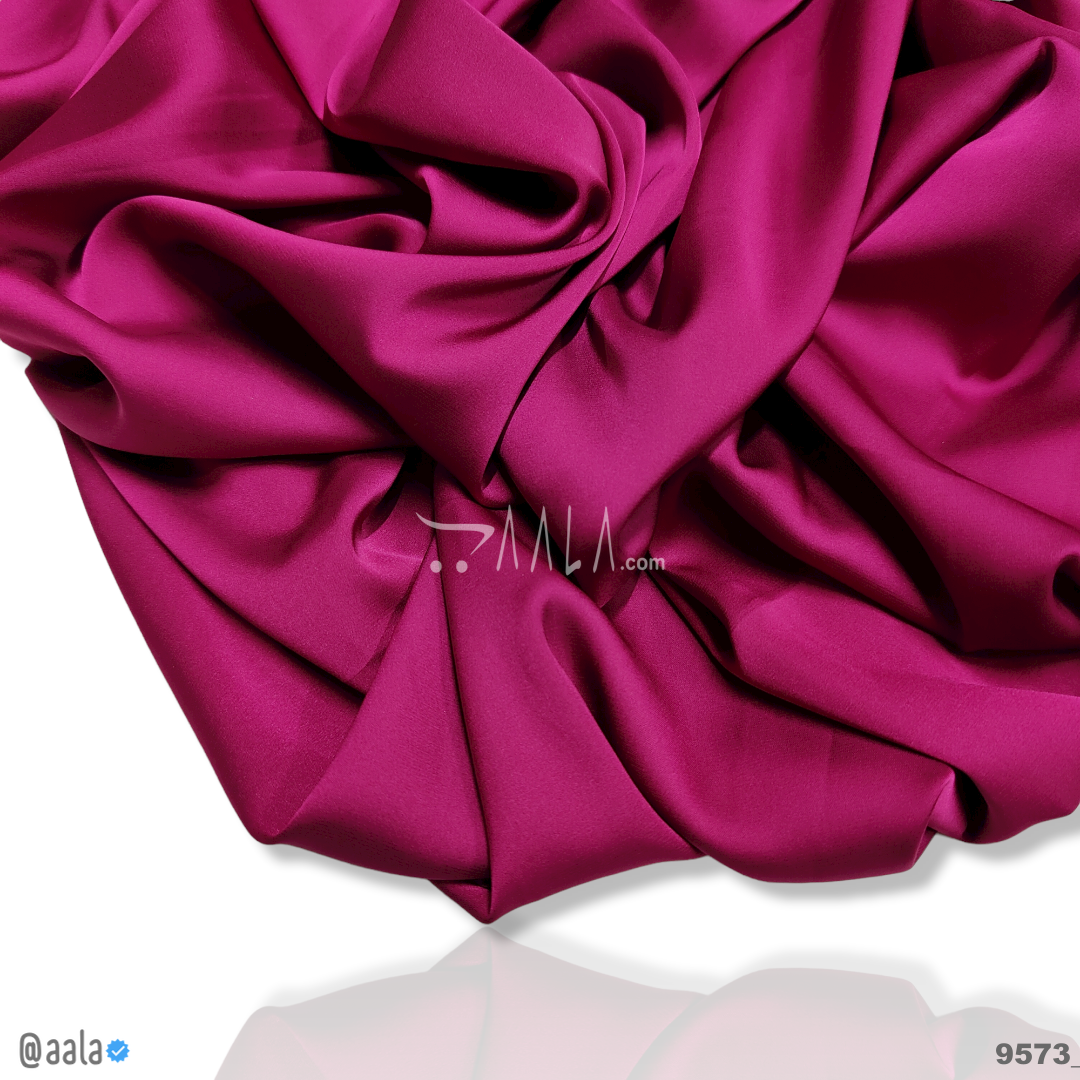 Zara Silk Poly-ester 58-Inches PINK Per-Metre #9573