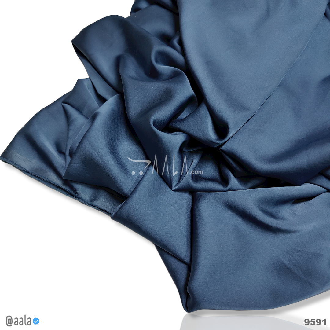 Zara Silk Poly-ester 58-Inches GREY Per-Metre #9591