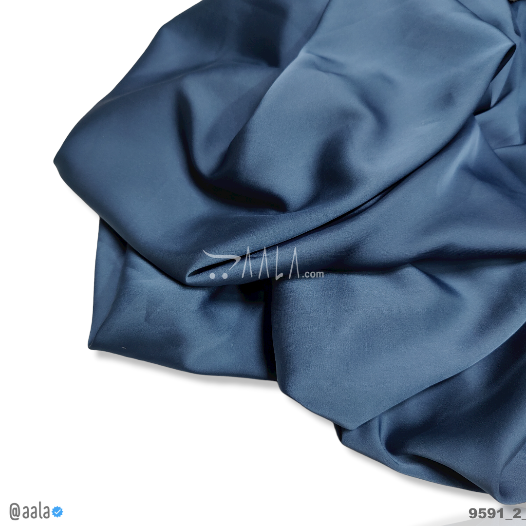 Zara Silk Poly-ester 58-Inches GREY Per-Metre #9591