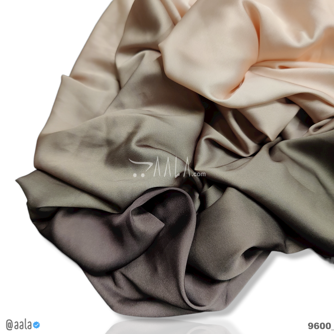 Ombre-Zara Silk Poly-ester 58-Inches ASSORTED Per-Metre #9600