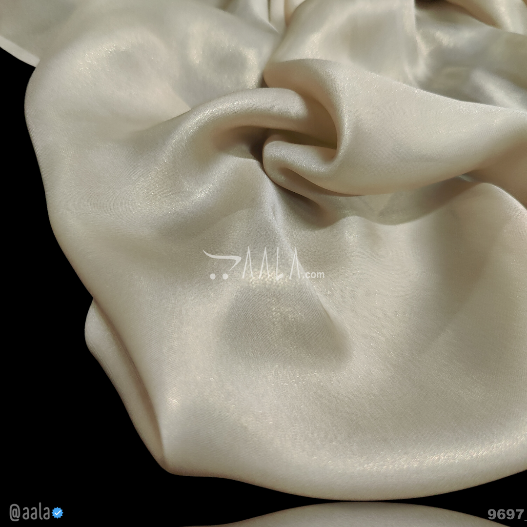 Shimmer Satin-Georgette Blend 44-Inches GOLD Per-Metre #9697