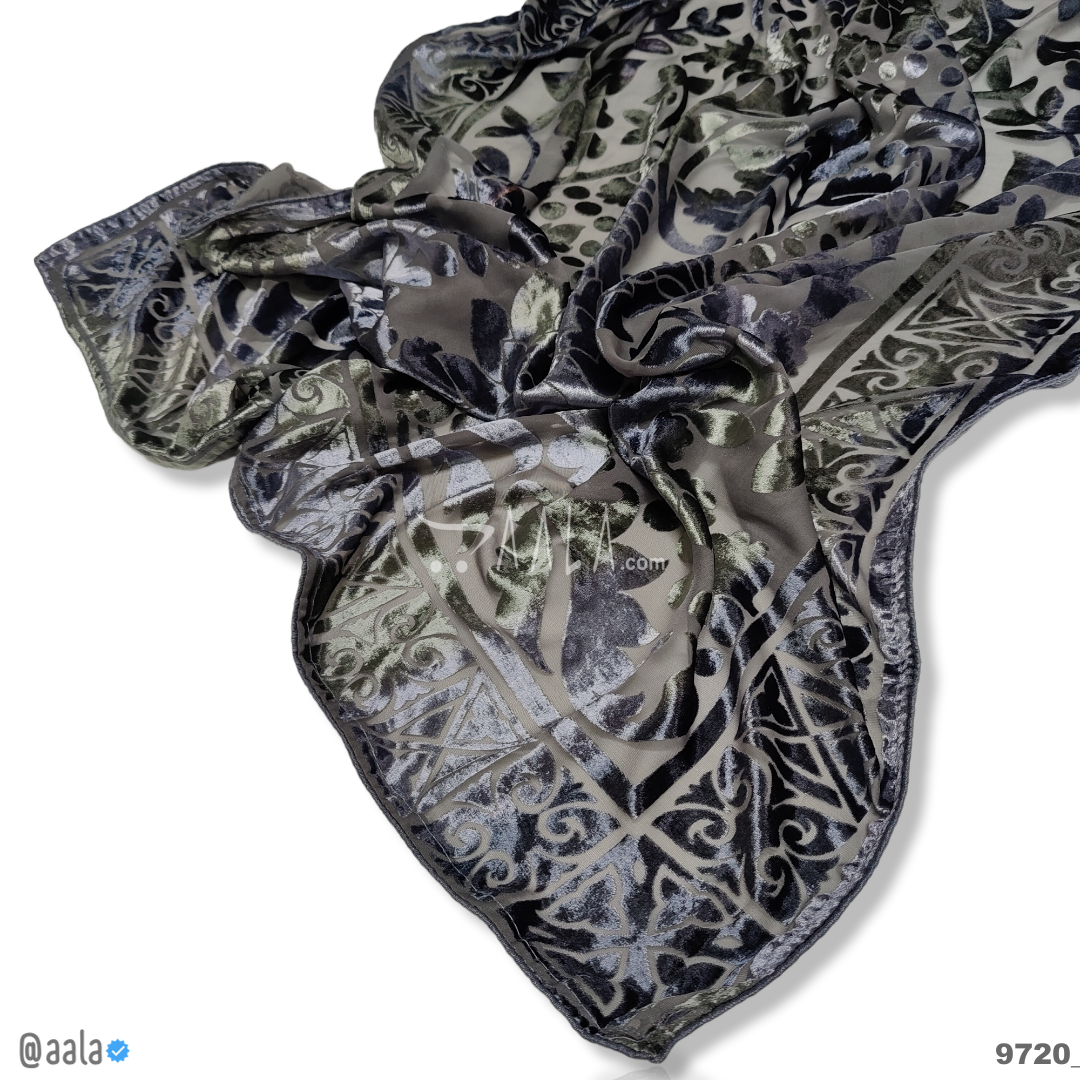Brasso Velvet Blend Dupatta-36-Inches PRINTED 2.25-Metres 