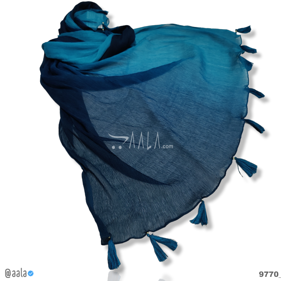 Crush-Shaded Silk Blend Dupatta-20-Inches ASSORTED 2.25-Metres 