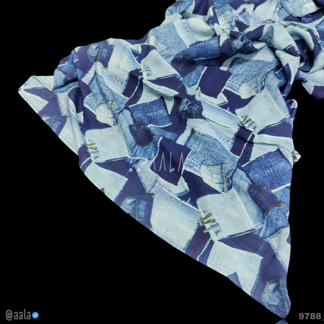 Printed Cotton Blend Dupatta-20-Inches PRINTED 2.25-Metres #9788