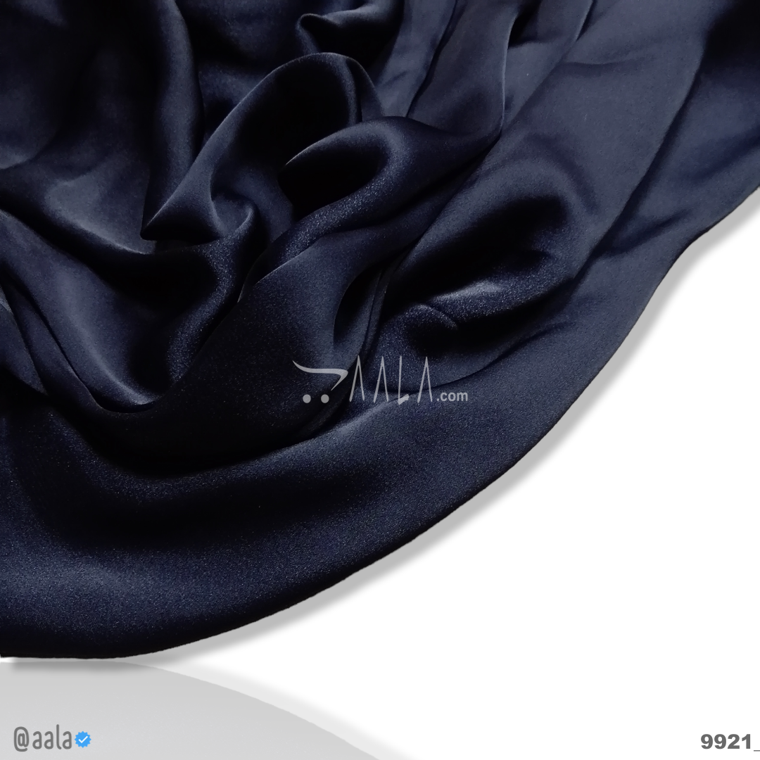 Sea Silk Poly-ester 58-Inches BLUE Per-Metre #9921