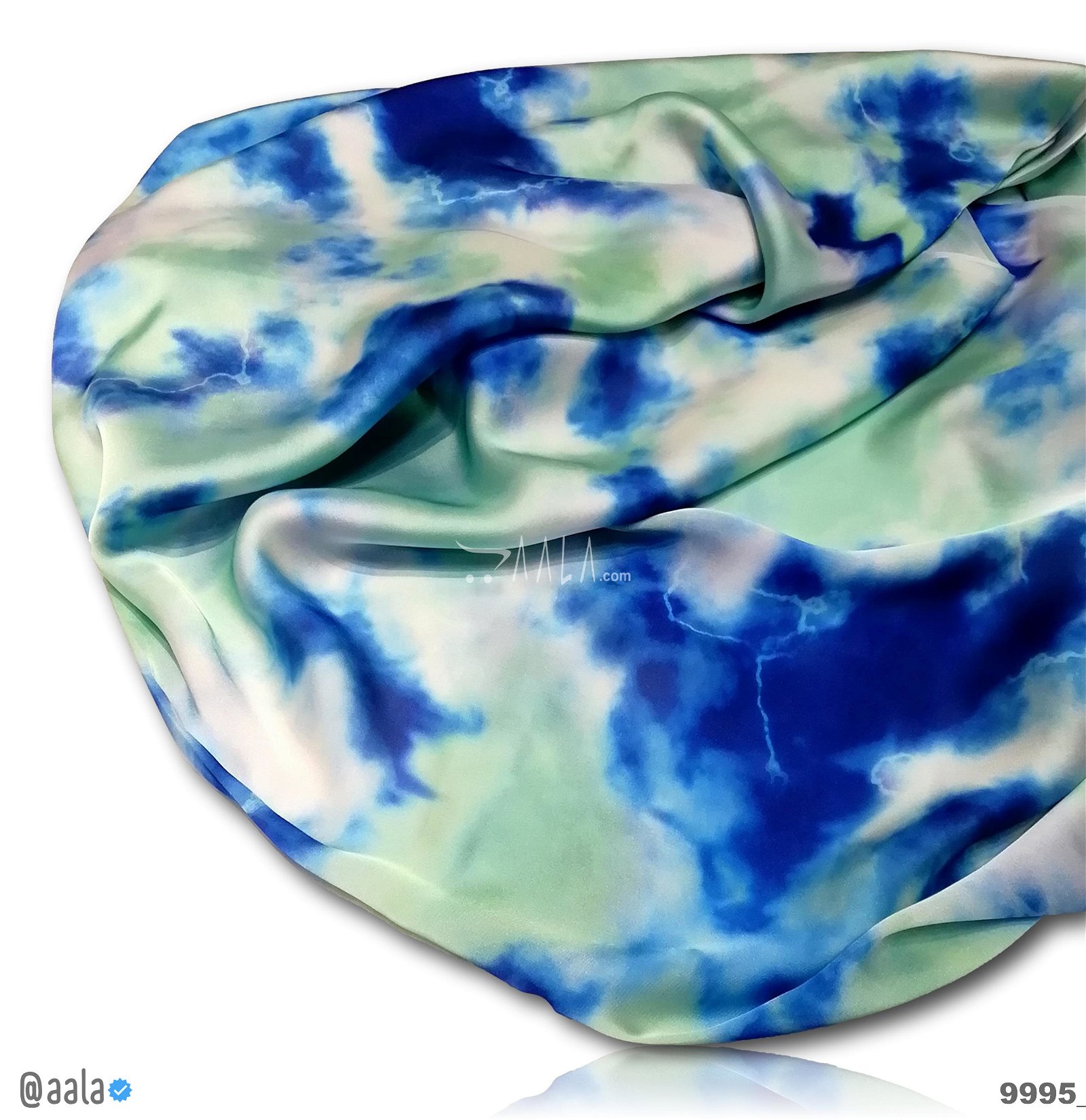 Tie-Dye Silk Poly-ester 44-Inches ASSORTED Per-Metre #9995